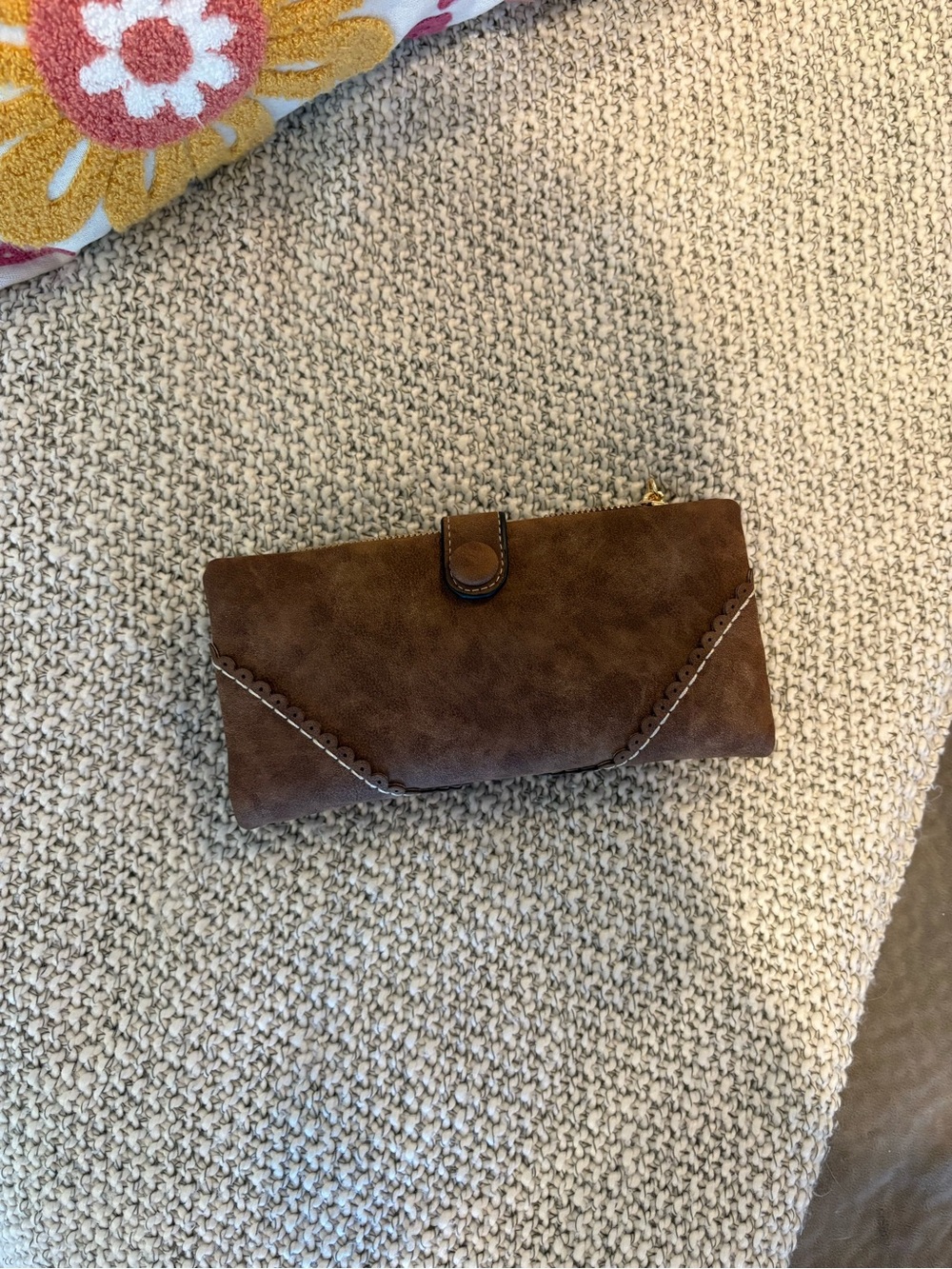 Brown Women's Wallet - Versatile Everyday Clutch